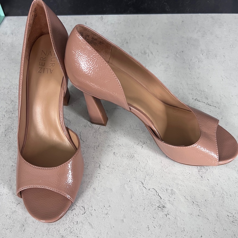Naturalizer Women's Blush Peep Toe Heels